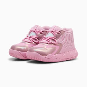 Cheap Jmksport Jordan Outlet x LAMELO BALL MB.01 IRIDESCENT Toddlers' Basketball Shoes, Lilac Chiffon-Light Aqua, extralarge